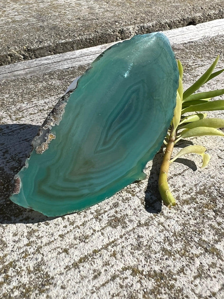 Green Agate pop socket (popsocket) for use with iphone, androids, ipads, smartphones and other small tecnical devices. Used for easy grip of electronics as well as a beautiful phone accessory. It is an attachment that easily tapes onto the back of the device and pops in and out as needed for use. These agate slices are natural and pure agate stones imported from Brazil of the highest quality with it&