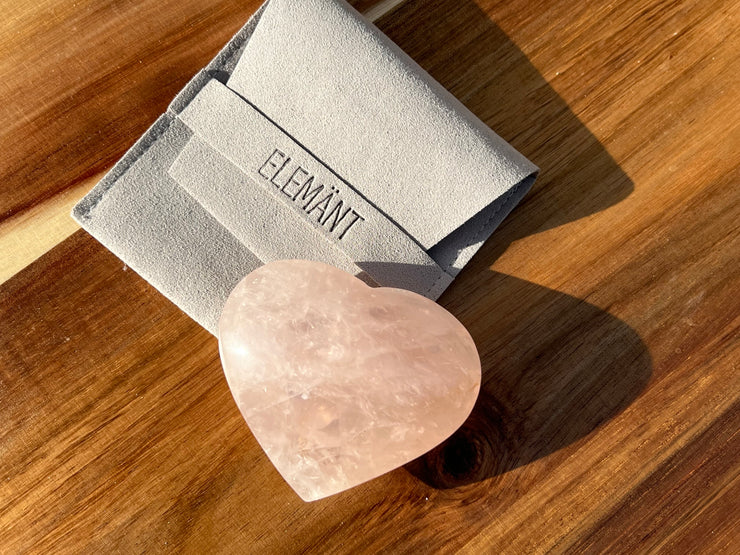 Beautifully sculpted Rose Quartz meditation stone. Comes with a custom note and explanation of it&