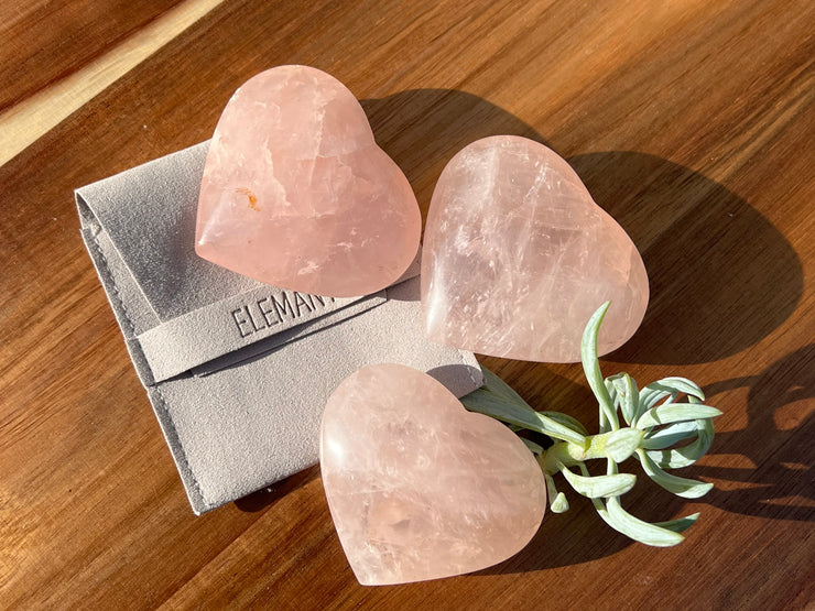 Beautifully sculpted Rose Quartz meditation stone. Comes with a custom note and explanation of it&