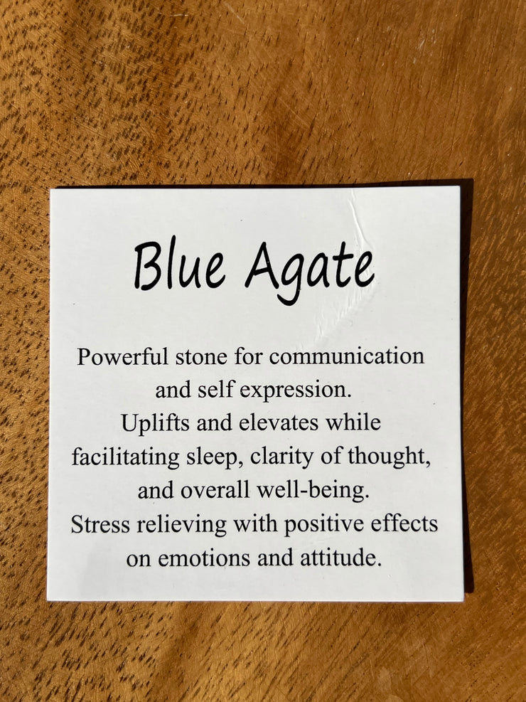 Each box comes with a note of the unique stones meaning and benefits.